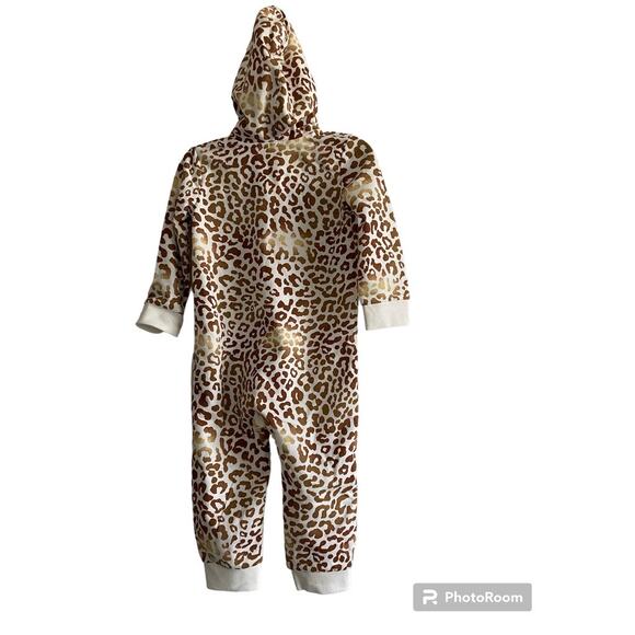 Nike Hooded Animal Printed Overalls One Piece Baby 12M - Picture 2 of 9